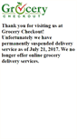 Mobile Screenshot of grocerycheckout.com